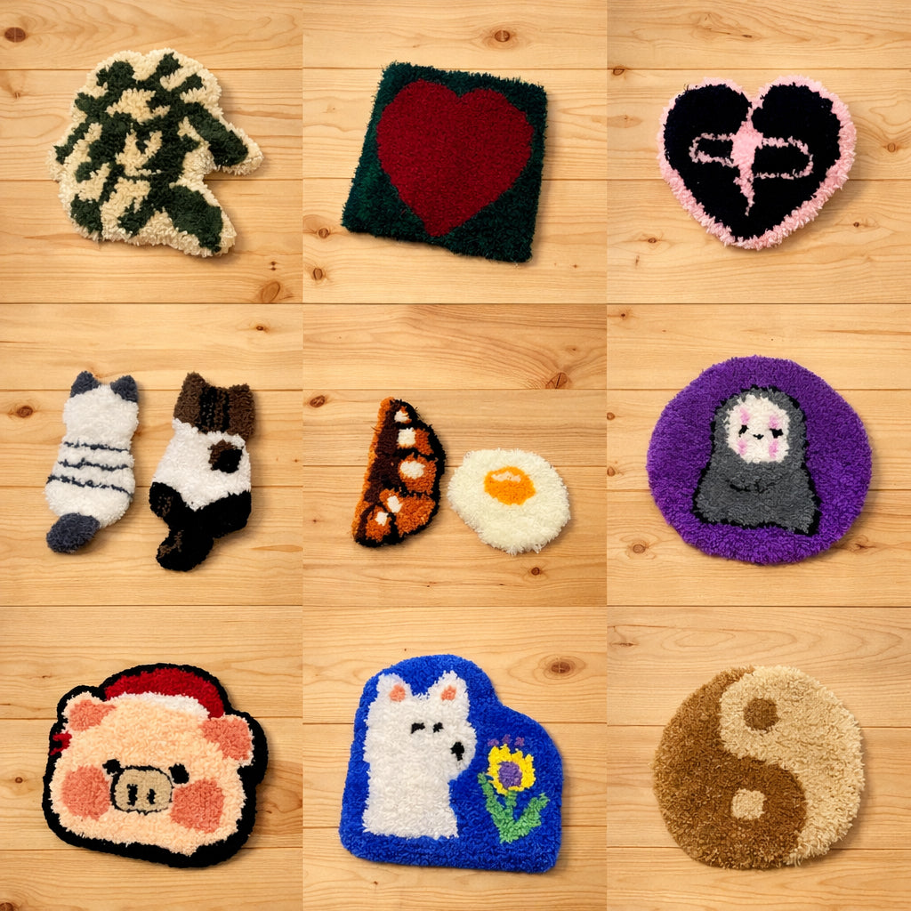 Tufting 30cm x 30cm - 40€
